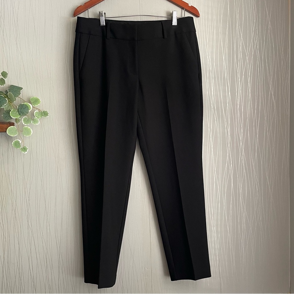 LOFT Curvy Slim Black Dress Pants Size 8